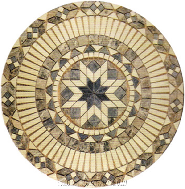 Round-Shape Mosiac Medallion
