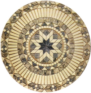 Round-Shape Mosiac Medallion
