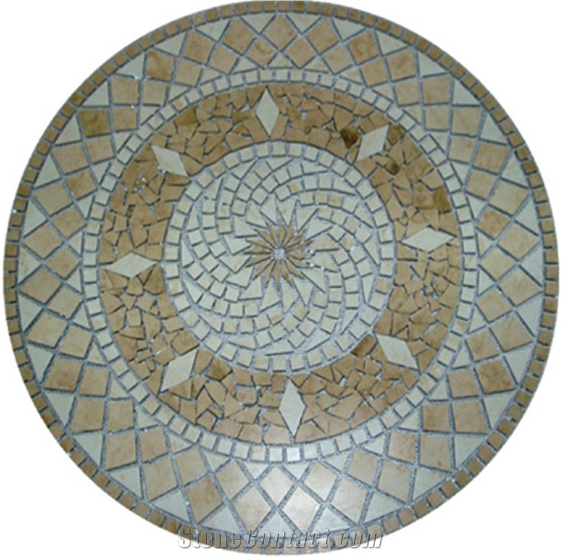 Round-Shape Mosiac Medallion