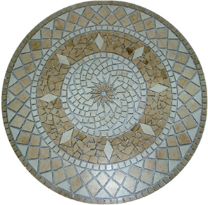 Round-Shape Mosiac Medallion