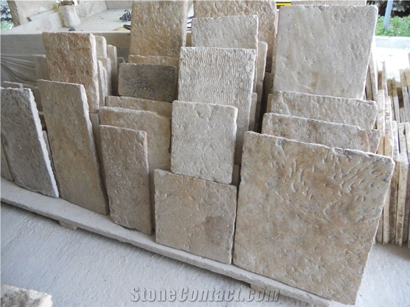 Pierre De Bourgogne Brushed French Limestone Floor Tiles