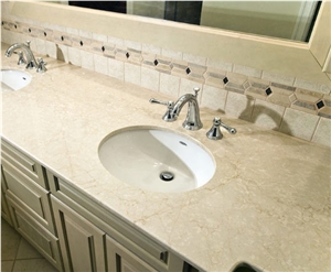 Botticino Semi Classico Vanity Top, Botticino Semi Classico Marble Bath Tops
