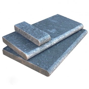 Atlantic Blue Marble Pool Coping Tumbled