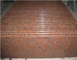 Imperial Red Granite Steps