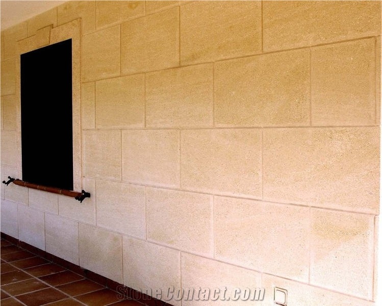 Pedra De Felanitx Wall Cladding, Facade