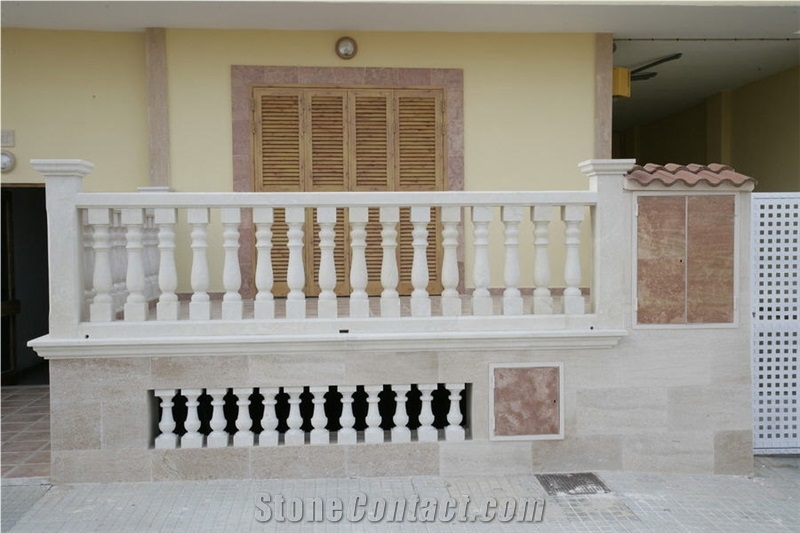 Solid Pedra De Felanitx Balustrades