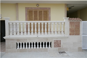 Solid Pedra De Felanitx Balustrades