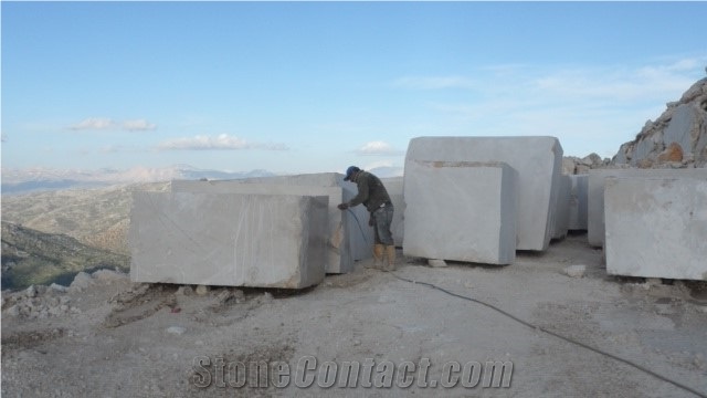 Elmali Avon Beige Marble Block, Turkey Beige Marble