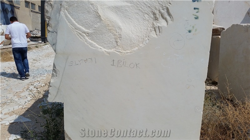 Afyon White Marble Blocks