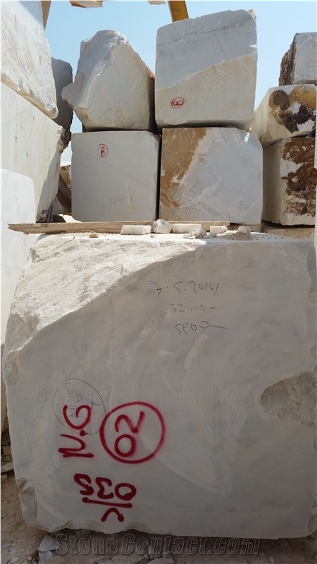 Afyon White Marble Blocks