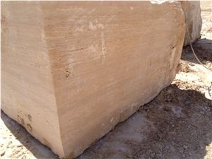 Denizli Travertine Blocks
