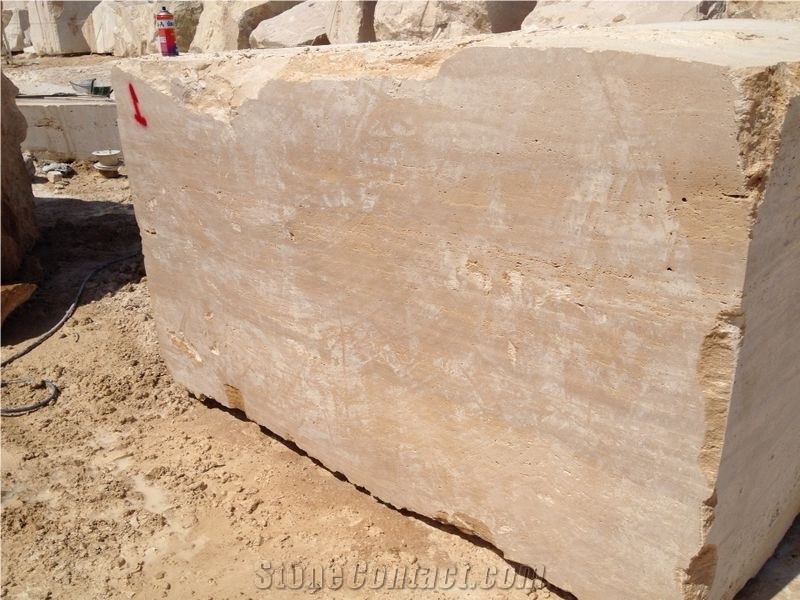 Denizli Travertine Blocks
