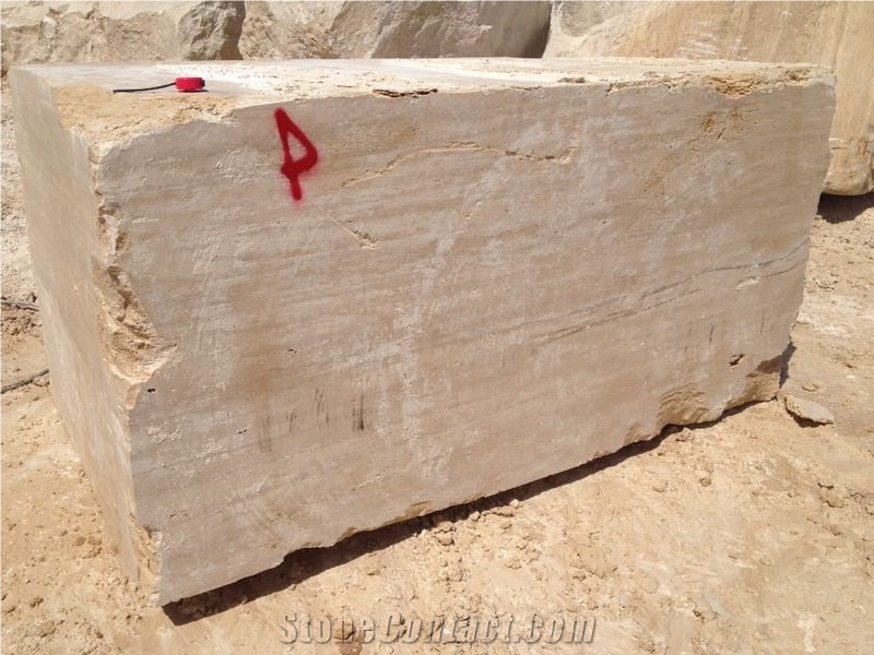 Denizli Travertine Blocks