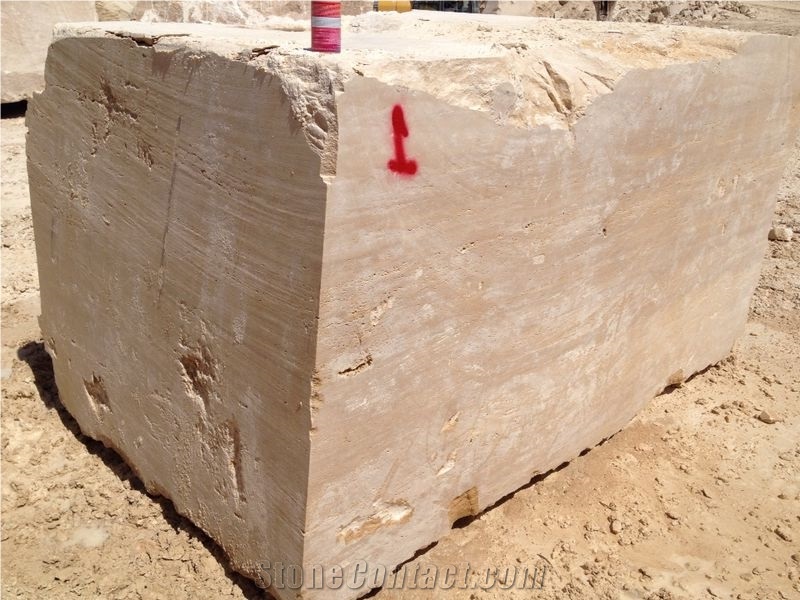 Denizli Travertine Blocks