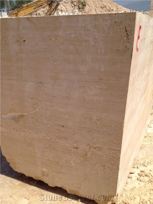 Denizli Travertine Blocks