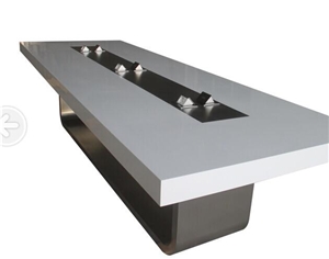 White Meeting Table for Boardroom