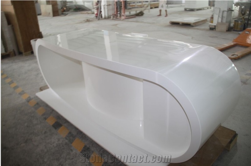 White Office Table for Boss