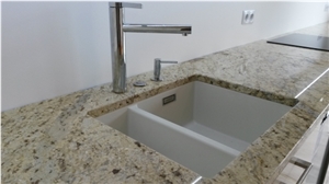 Colonial Gold Granite Kitchen Countertop Colonial Gold Granite Kitchen Countertop