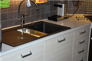 Technistone Starlight White Kitchen Countertops