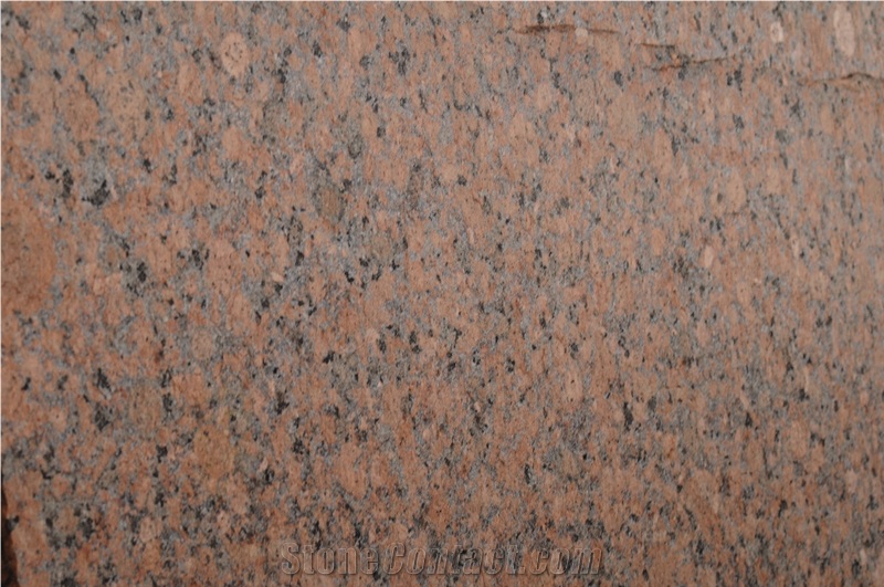 Rosso Santiago Granite Slabs & Tiles, Ukraine Red Granite