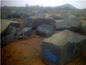 Absolute Black Granite Block, India Black Granite