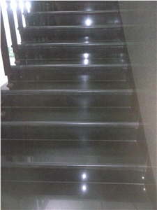 Absolute Black Granite Slabs, India Black Granite