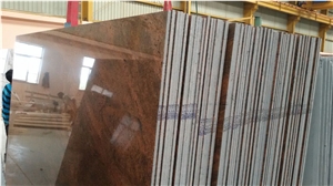 Multicolor Red Granite Slabs, India Red Granite