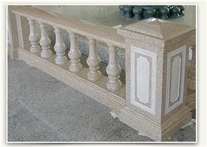 Yellow Rust Granite Balustrades