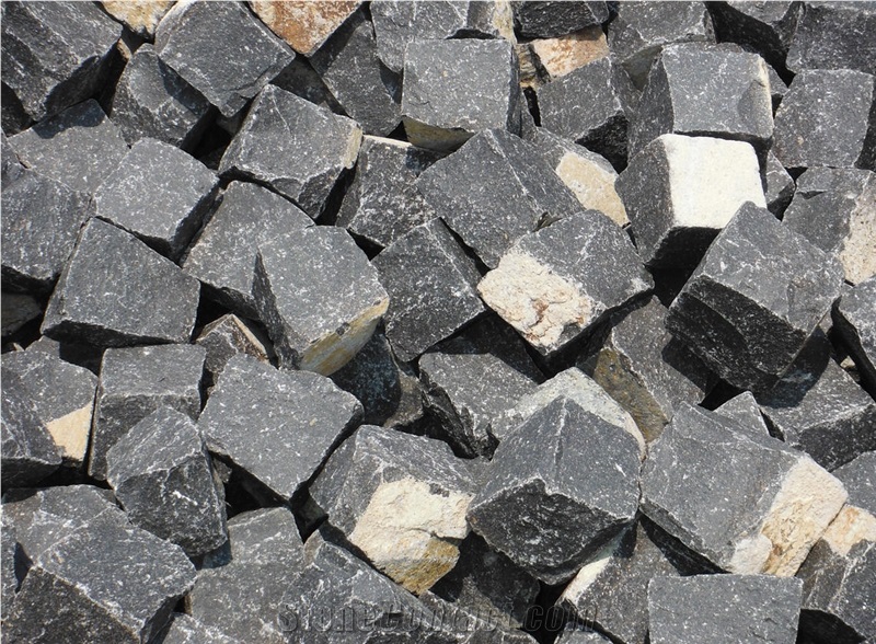 Aliaga Basalt Cube Stone