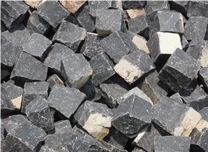 Aliaga Basalt Cube Stone