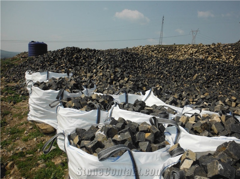 Aliaga Basalt Cube Stone