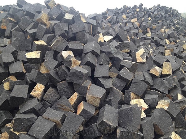 Caltilidere Basalt - Aliaga Basalt Cube Stone