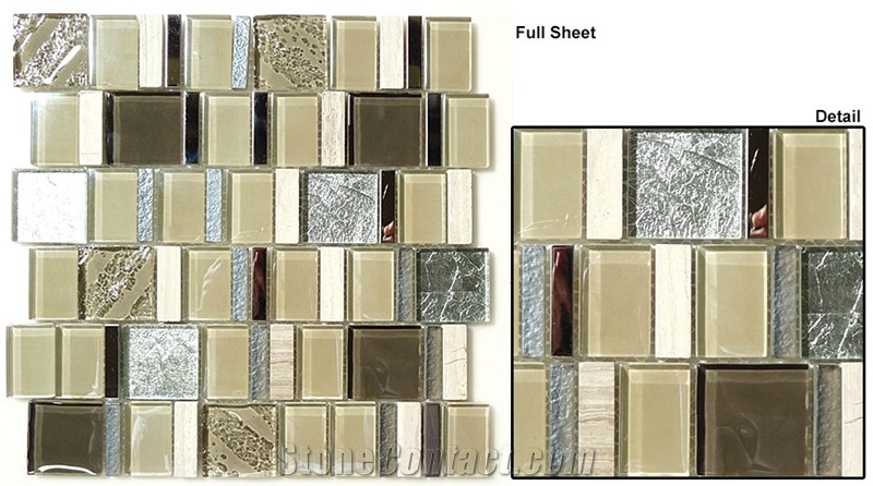 Academia Series Architects Clay Glass Mosaic As71