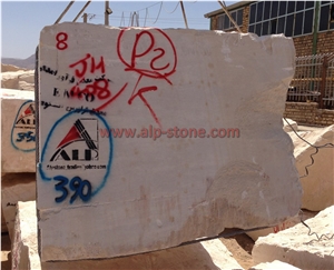 Atashkooh (Super White), Atashkooh White Travertine Block