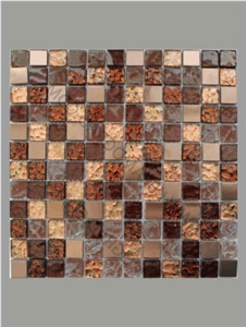 Glass Mosaic on Grid 012