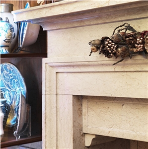 Mocha Atlantic Sand Fireplace Design