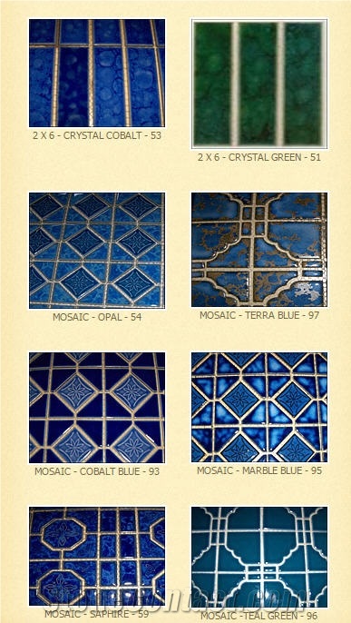 Glass Swimming Pool Mosaic