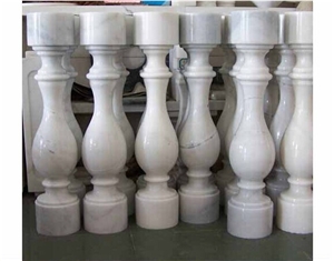 Guangxi White Marble Handrail