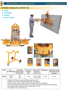 STONE VACUUM LIFTER 50