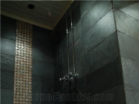 Himalayan Black Slate Wall and Floor Tiles