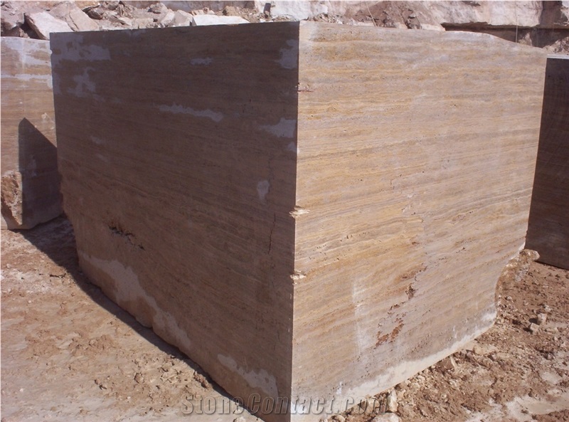 Noche Travertine, Sivas Noce Travertine Block