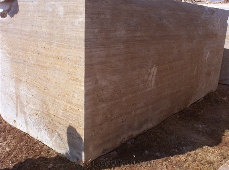 Noche Travertine, Sivas Noce Travertine Block