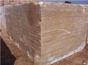 Noche Travertine, Sivas Noce Travertine Block
