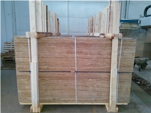 Noche Travertine, Sivas Noce Travertine Block