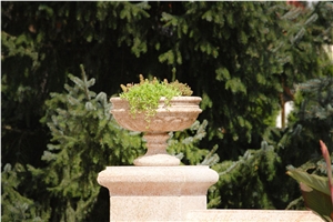 Sandstone Flower Pot, Planters Sandstone Flower Pot, Planters