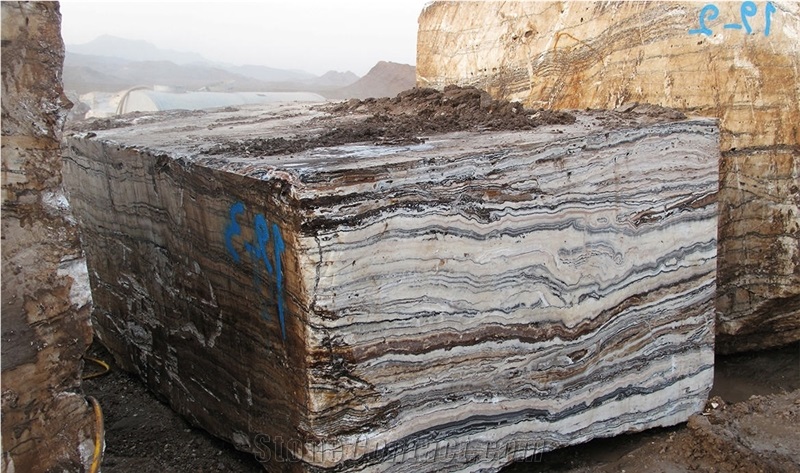 Karmania Traonyx Blocks, Multicolor Onyx Iran Blocks