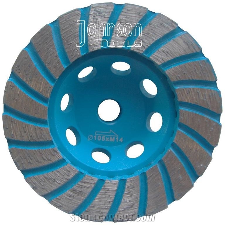 Diamond Tool:105mm Diamond Turbo Cup Wheel