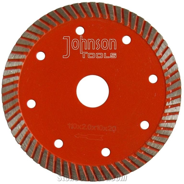 Diamond Tool:110mm Sintered Turbo Saw Blade