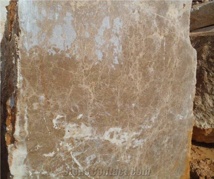 Medium Emperador Blocks, Slabs
