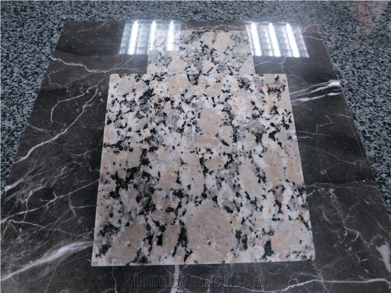China Diamond Brown Granite Slabs & Tiles